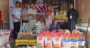 جمعية شعلة الأمل للتنمية الإجتماعية والتضامن تنظم عملية توزيع قفة رمضان على الفئات الهشة