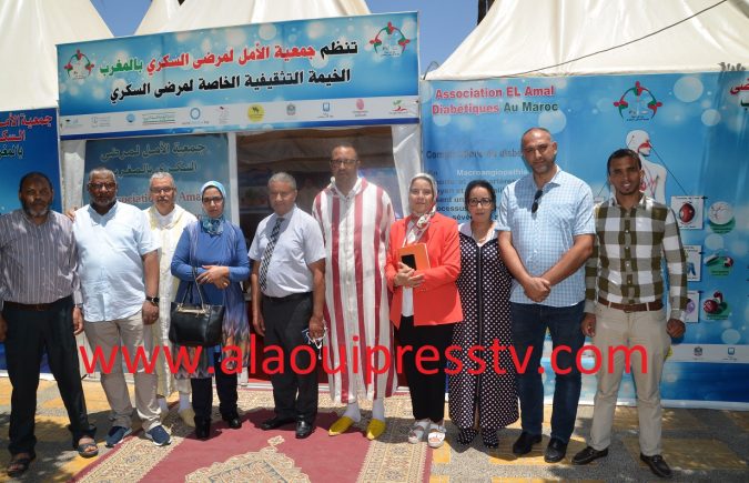 المدير الجهوي للصحة د بلوطي يتفقد خدمات القرب بخيمة جمعية الأمل لمرضى السكري وشاحنة التبرع بالدم