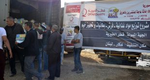 حملة “حق الشام” في بعدها الإنساني التضامني تؤكد أن قطر الخيرية  أفضل مؤسسة خيرية عربية