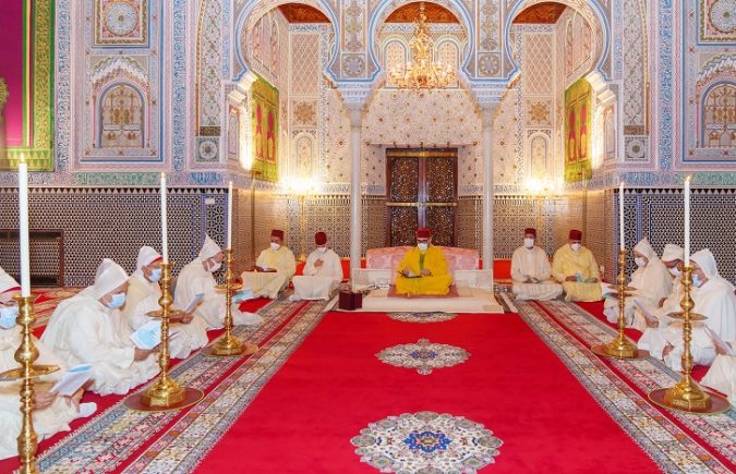 أمير المؤمنين صاحب الجلالة الملك محمد السادس حفظه الله ورعاه يحيي ليلة المولد النبوي الشريف